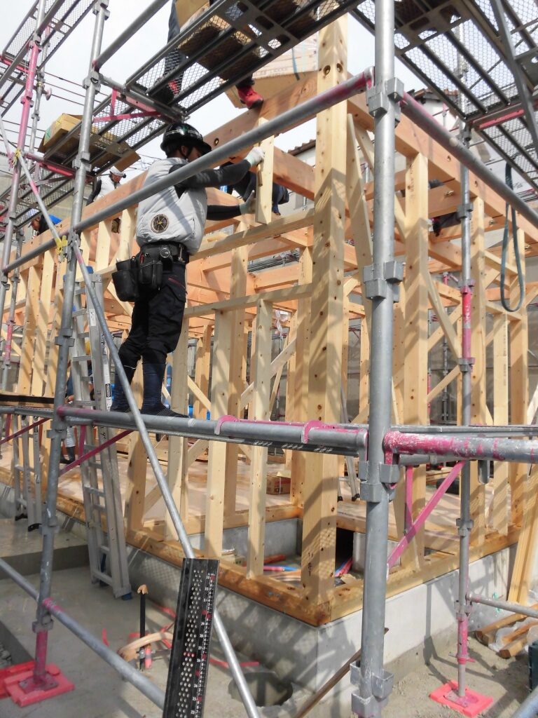 上棟が行われました