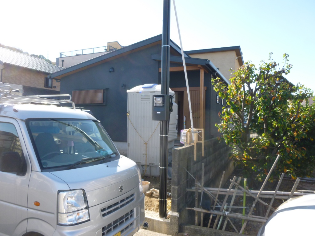 足場が取れました