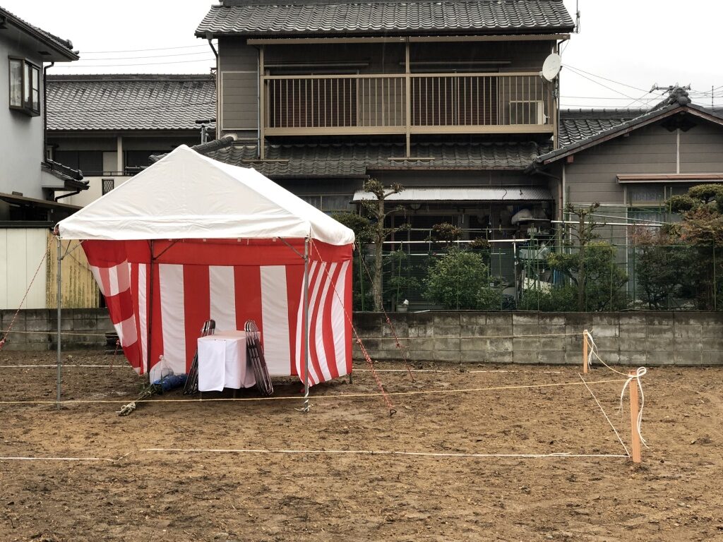 地鎮祭の準備完了！