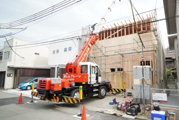 棟上げを行いました