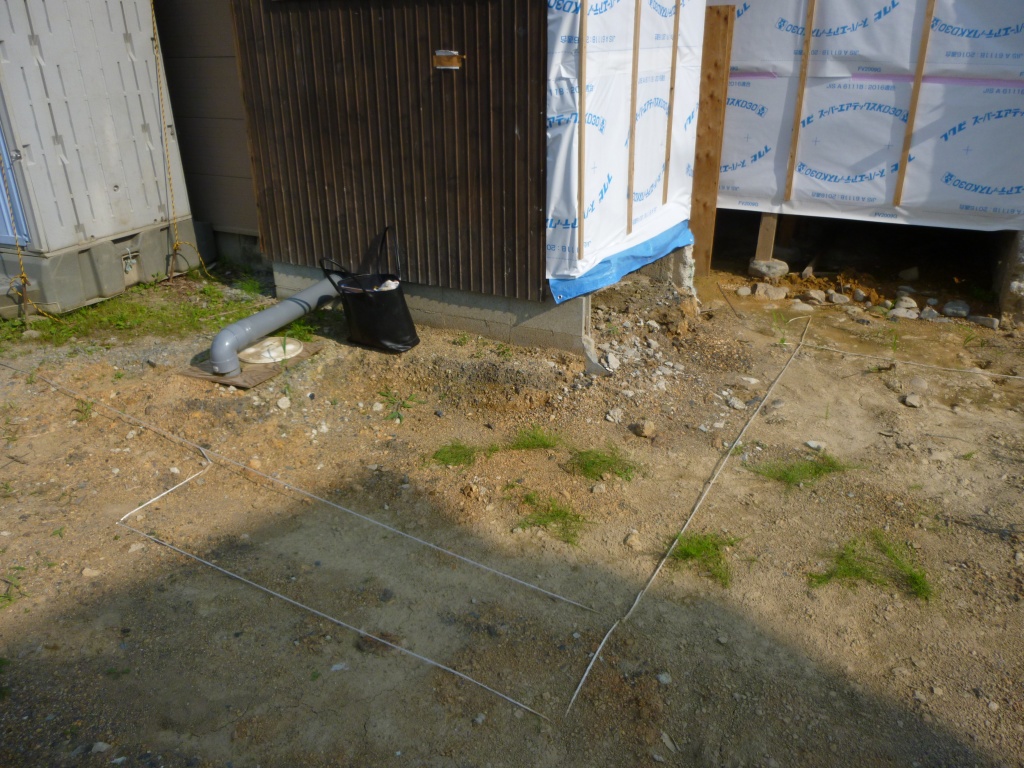 基礎工事の打合せ