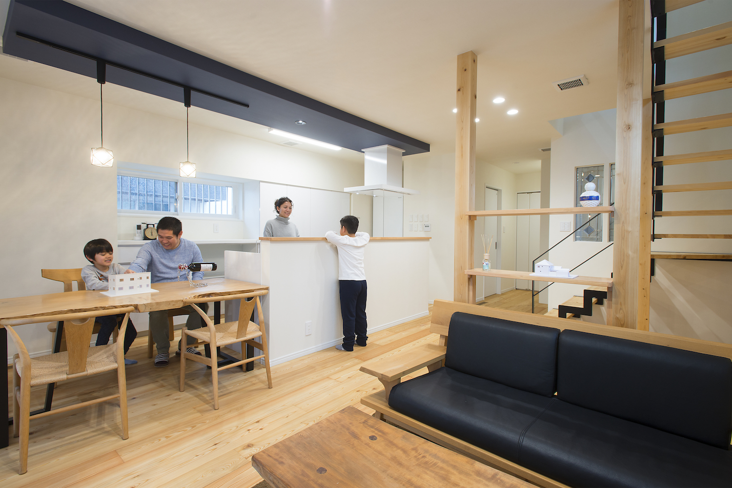 家のどこにいても年中快適な空間で暮らしやすいです！